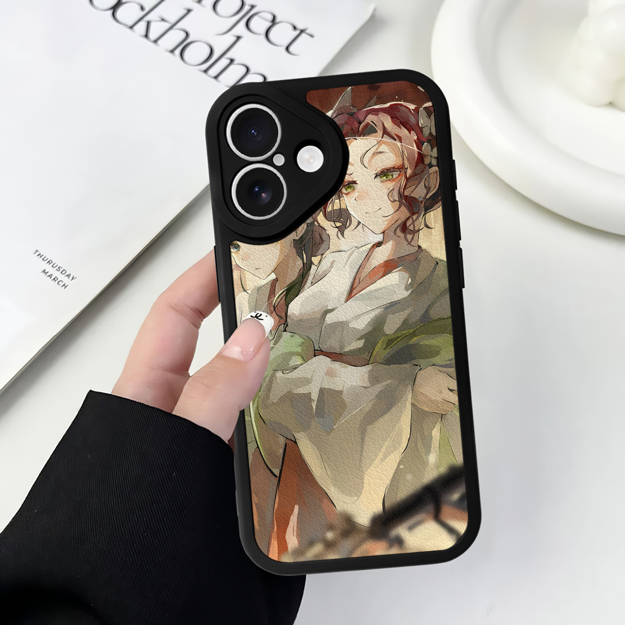 薬屋のひとりごと The Apothecary Diaries 【iPhone 16シリーズ対応】シリコンスマホケース（レザー調） 材質：シリコン